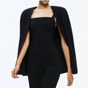 Alice + Olivia Elegant Black Cape